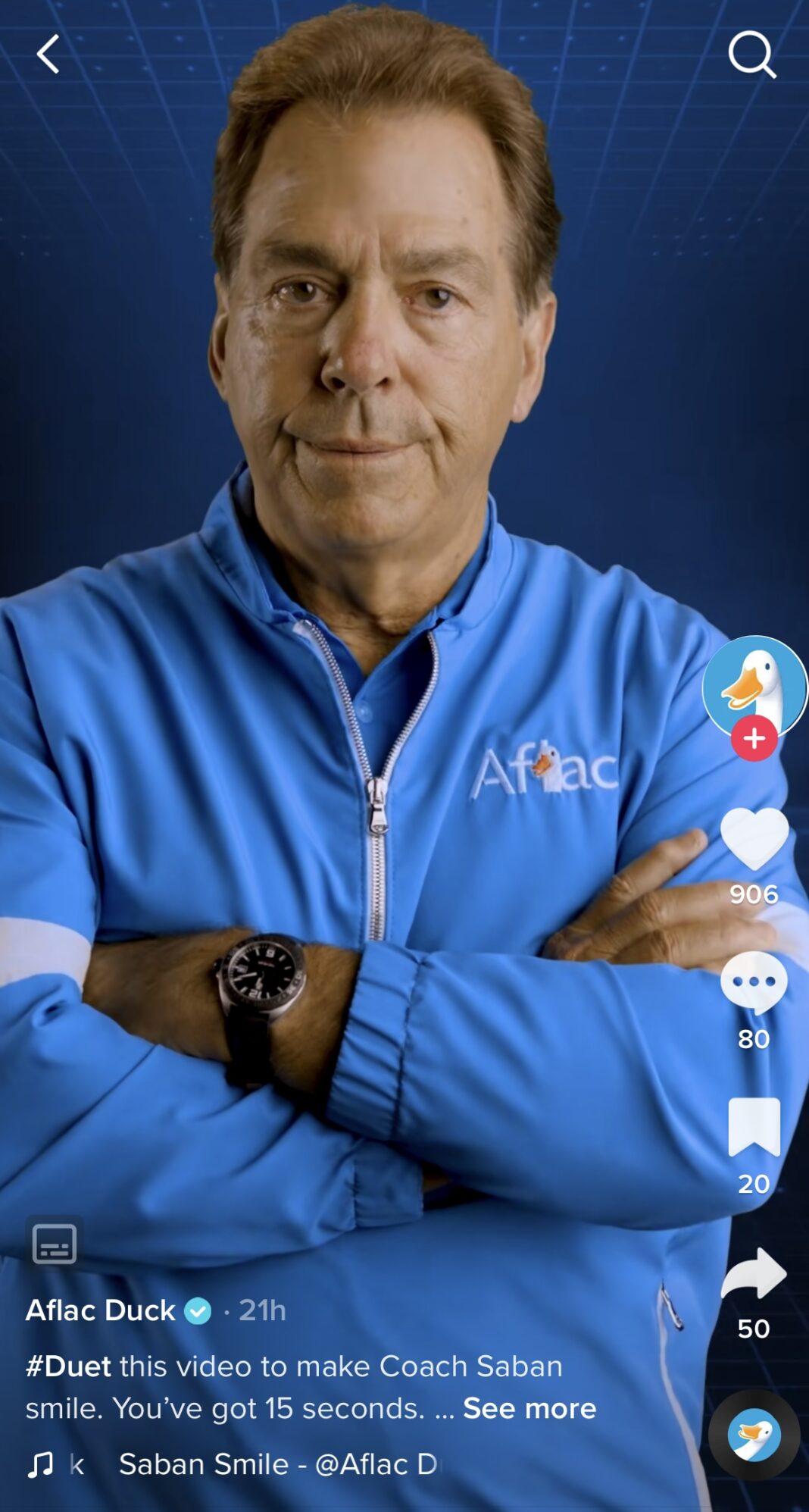 PHOTO: Courtesy of AFLAC/Tik Tok