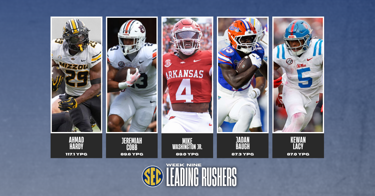 The SEC’s Rushing Leaders Through Week 9 - The Next Round
